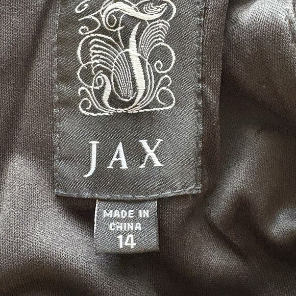 Womens Dress 14 Black w Silver‎ studs Embellished Jax Lined Chocker Coller Goth - Picture 3 of 6